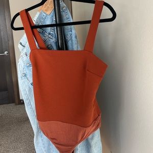 Lulus Square Neck Bodysuit